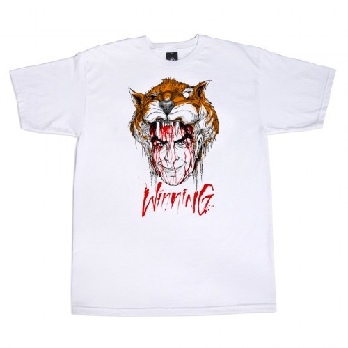 Charlie Sheen tee-shirt by Alex Pardee