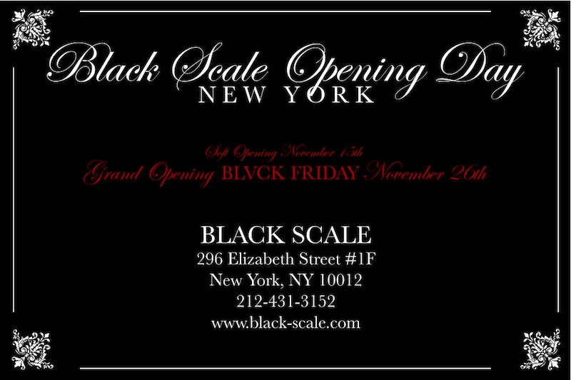 Black Scale NYC Location