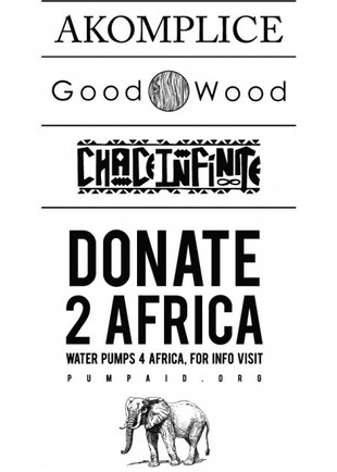Akomplice x Chace Infinite x Good Wood NYC: Save Africa