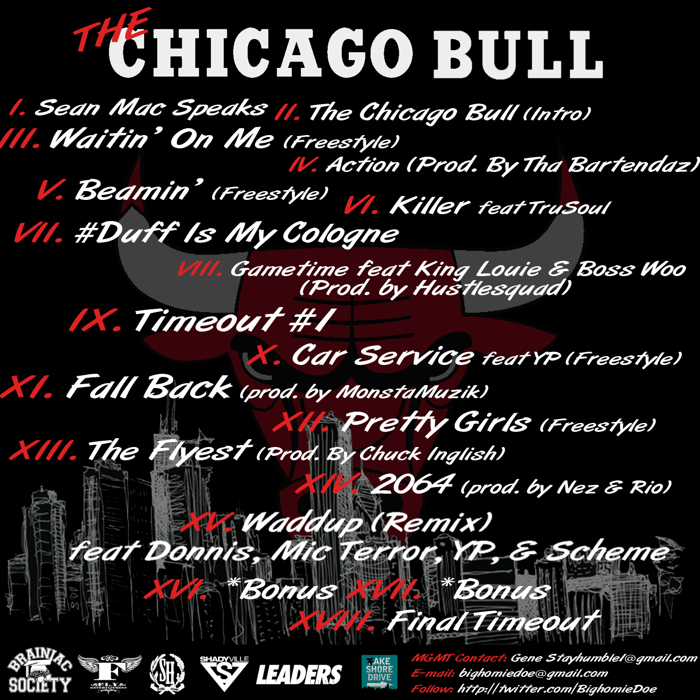 Chicago Bull Back