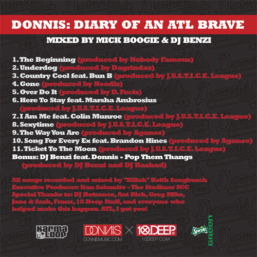 Donnis Mixtape back