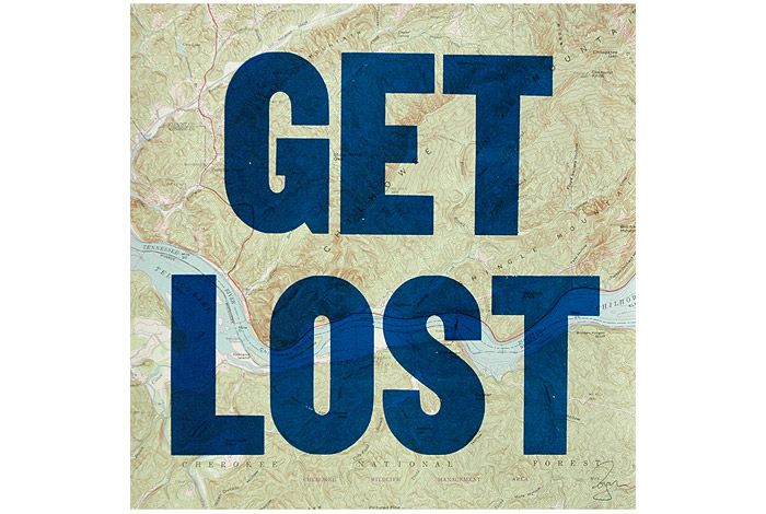 ‘Get Lost’ Custom Prints by Douglas Wilson