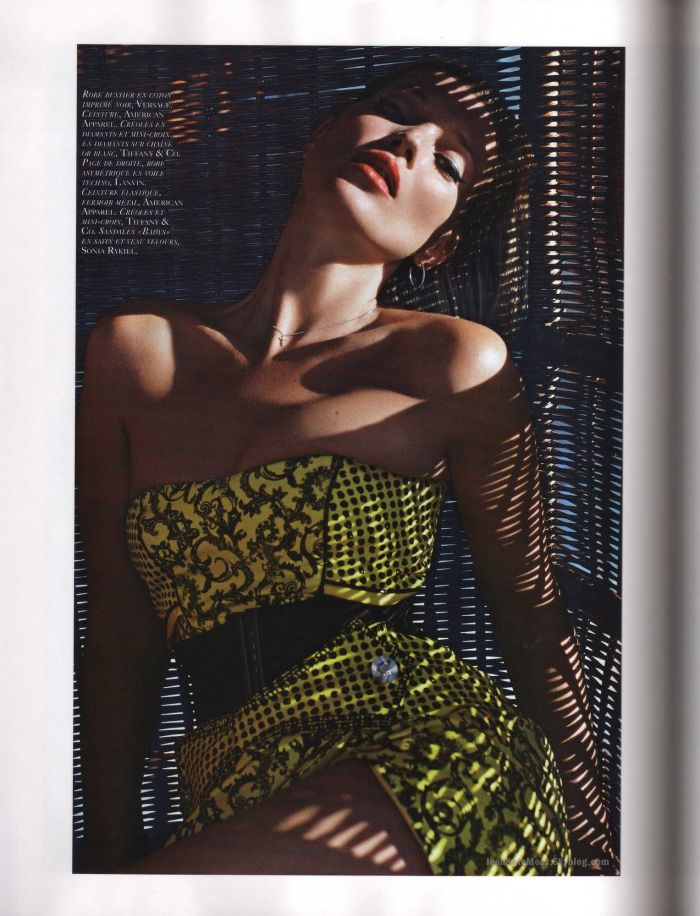 Kate Moss x  Mario Sorrenti x Vogur Paris