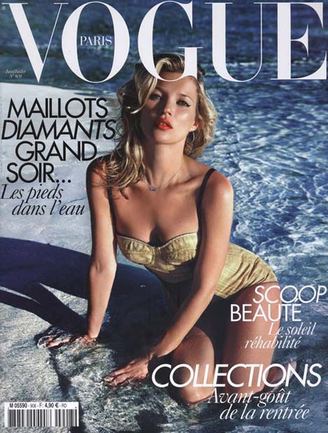 Kate Moss x Mario Sorrenti x Vogur Paris