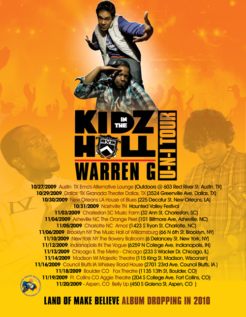 Kidz In The Hall Tour