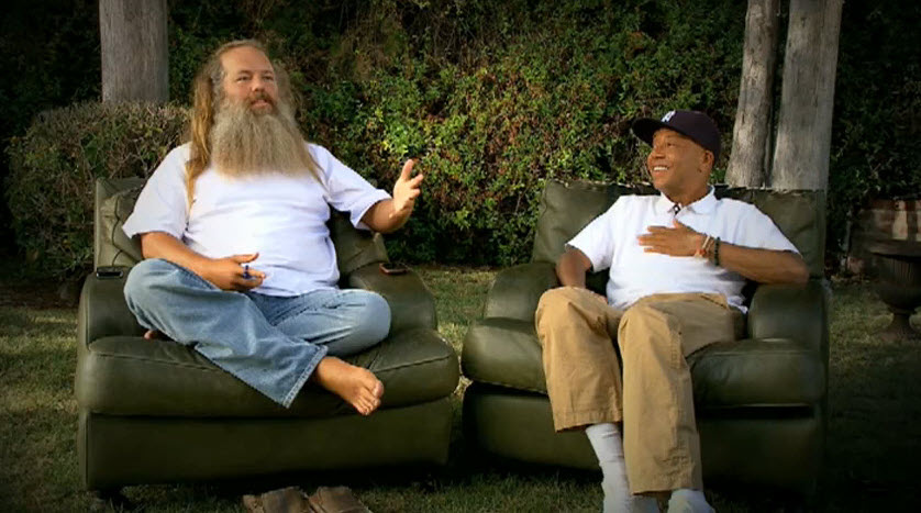 Rick Rubin and Russell Simmons