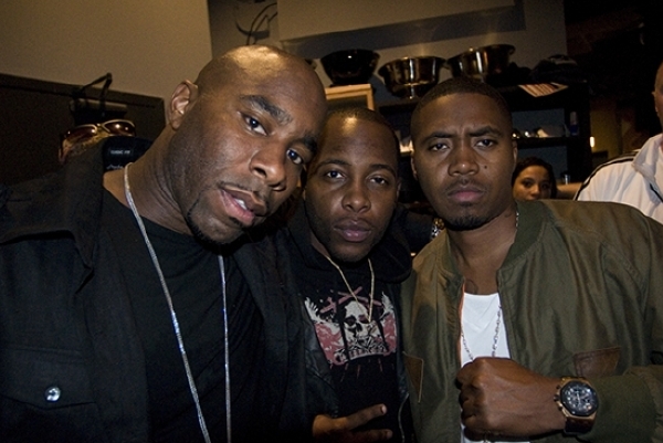 Mateen Cleaves, Nas, and Jon Connor