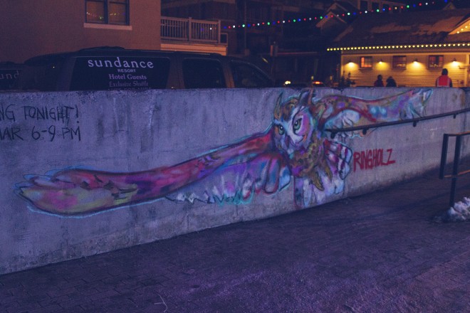 Street Art at Sundance Film Festival 2014 by Virgil Solis