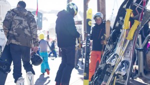 Snowboarders at Park City Mountain Resort by Virgil Solis