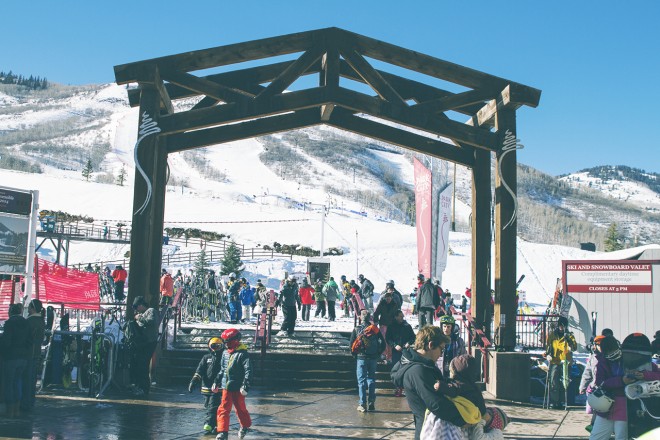 Entrance to Park City Mountain Resort by Virgil Solis