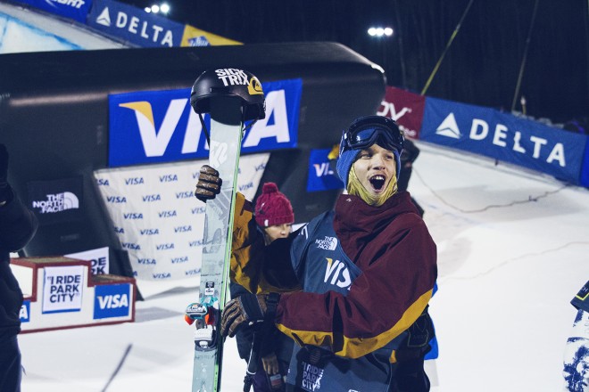 Winners of Visa U.S. Freeskiing Grand Prix Halfpipe by Virgil Solis
