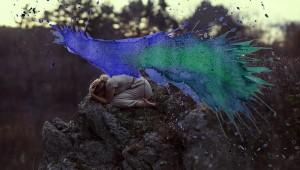 Photoshopped watercolor in photography by Aliza Razell