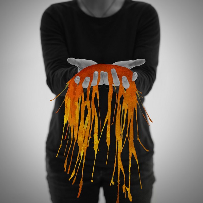 Photoshopped watercolor in photography by Aliza Razell