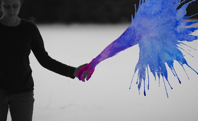 Photoshopped watercolor in photography by Aliza Razell
