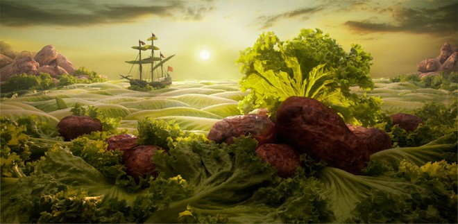 Foodscapes by Carl Warner