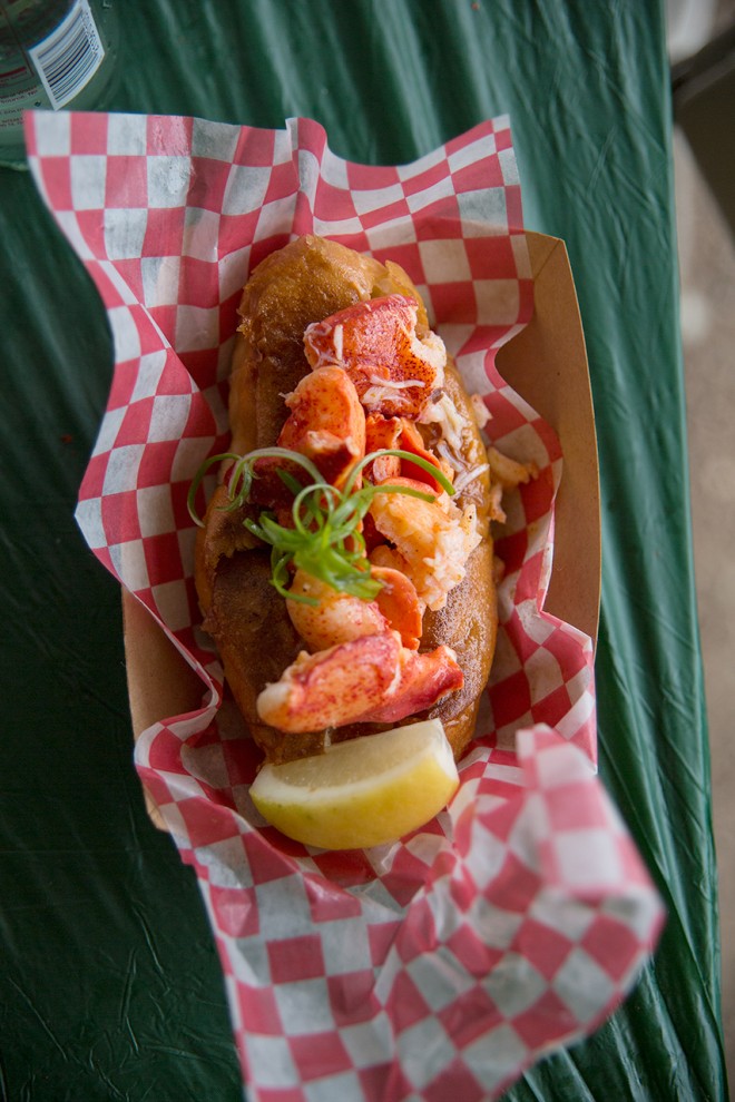 Garbos Lobster Rolls at SXSW Eats 2014 by Virgil Solis