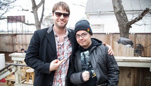 Ike Barinholtz and Geoff Henao at Neighbors Funny or Die House at SXSW Film 2014 by Virgil Solis