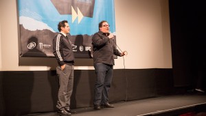Jon Favreau & John Leguizamo at Chef Premiere SXSW 2014 by Virgil Solis