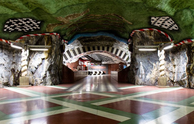 Stockholm Metro Art shot by Alexander Dragunov