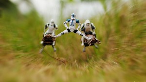 Adventures of Miniature Star Wars Characters by Zahir Batin