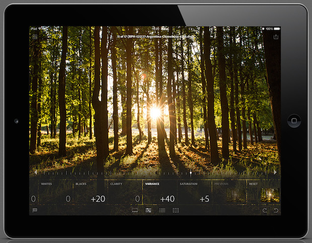 Adobe Lightroom for iPad App