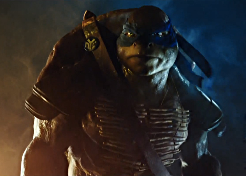Film still of Leonardo in Teenage Mutant Ninja Turtles