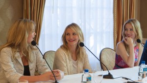 Kate Upton, Cameron, Diaz, and Leslie Mann at The Other Woman LA Press Conference