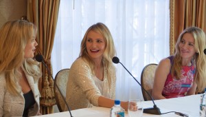 Kate Upton, Cameron, Diaz, and Leslie Mann at The Other Woman LA Press Conference