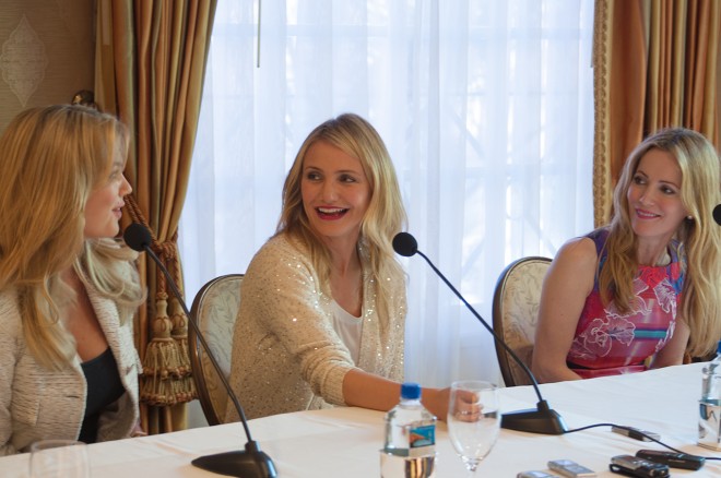 Kate Upton, Cameron, Diaz, and Leslie Mann at The Other Woman LA Press Conference