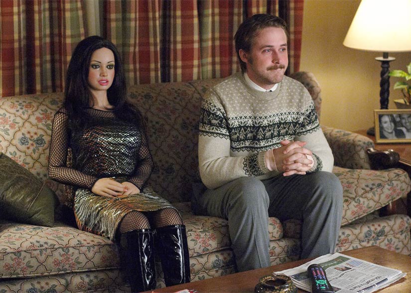 Film still of Ryan Gosling in Lars and the Real Girl