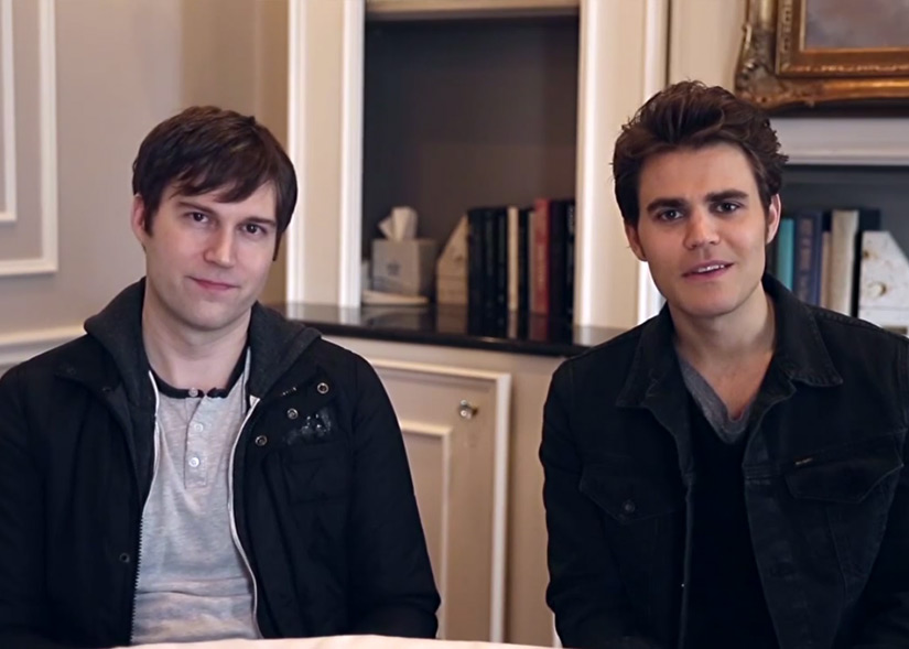 Shawn Christensen and Paul Wesley of Before I Disappear
