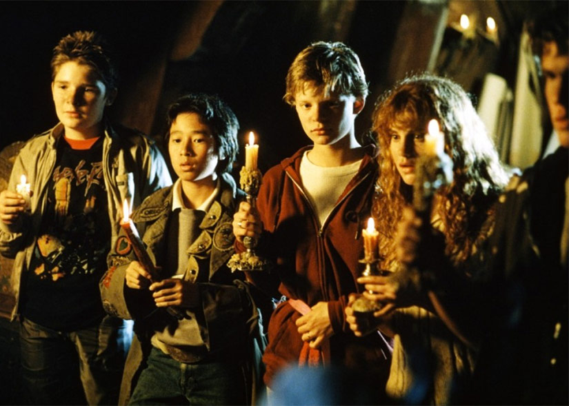 Film still from The Goonies