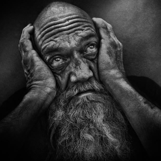 Homeless Portraits by Lee Jeffries