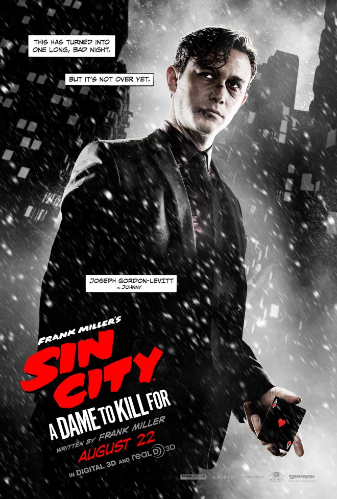 Sin City: A Dame to Kill For Joseph Gordon-Levitt Poster