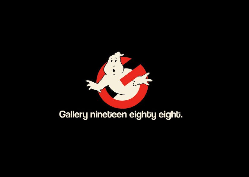 Logo for Gallery 1988's Ghostbusters 30th Anniversary Art Exhibit