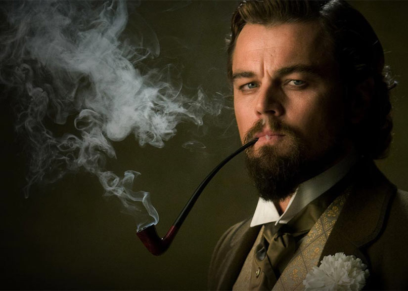 Promotional photo of Leonardo DiCaprio in Django Unchained