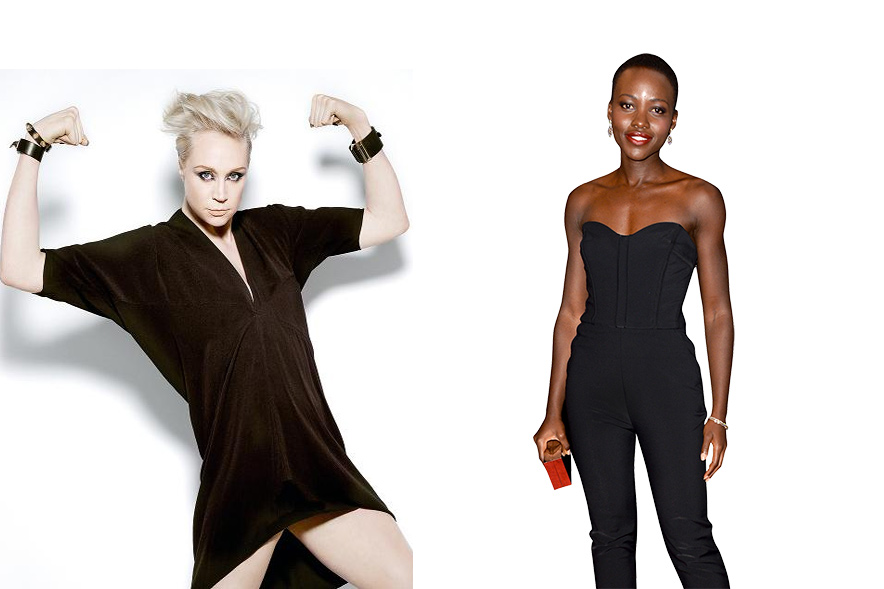 Gwendoline Christie and Lupita Nyong'o