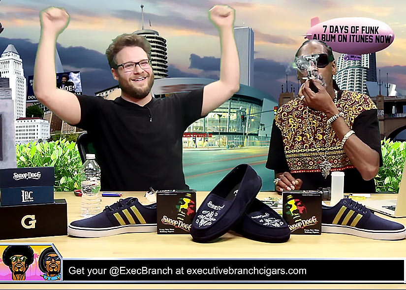 Seth Rogen and Snoop Dogg on GGN