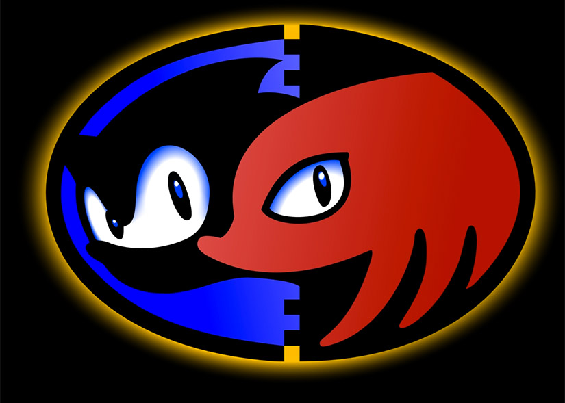 Sonic and Knuckles Logo