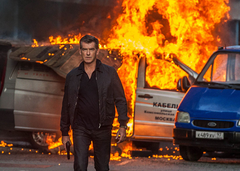Film still of Pierce Brosnan in The November Man