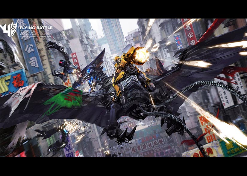 Wesley Burt Transformers Concept Art