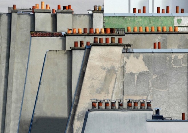 Paris Roof Top #4 by Michael Wolf