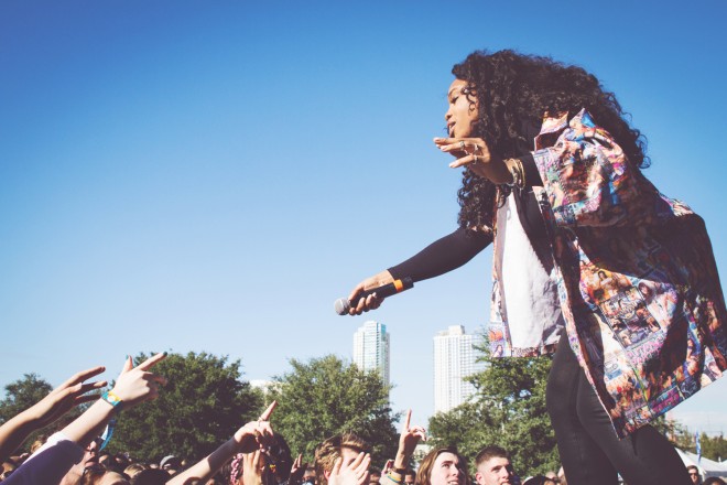 SZA at Fun Fun Fun Fest 2014 by Virgil Solis