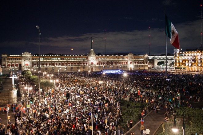Mexico City Protest-November 2014