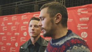 Justin Kelly and James Franco on the I Am Michael Sundance 2015 Red Carpet