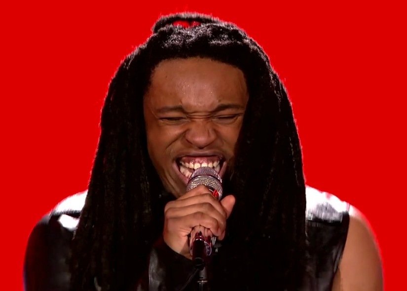 Qaasim Middleton performs for the Judges' Save on American Idol XIV
