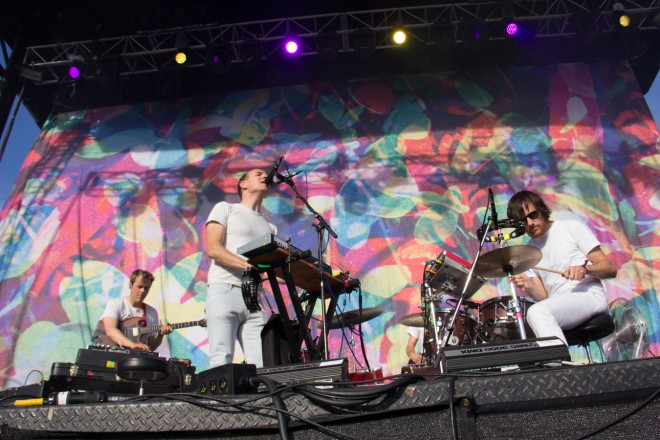 Caribou performing at Pitchfork Music Festival 2015 in Chicago