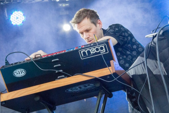 Clark performing at Pitchfork Music Festival 2015 in Chicago