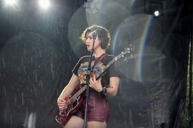 Ex Hex performing at Pitchfork Music Festival in Chicago