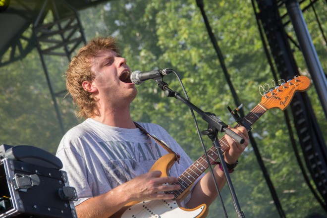 Mac DeMarco performing at Pitchfork Music Festival 2015 in Chicago